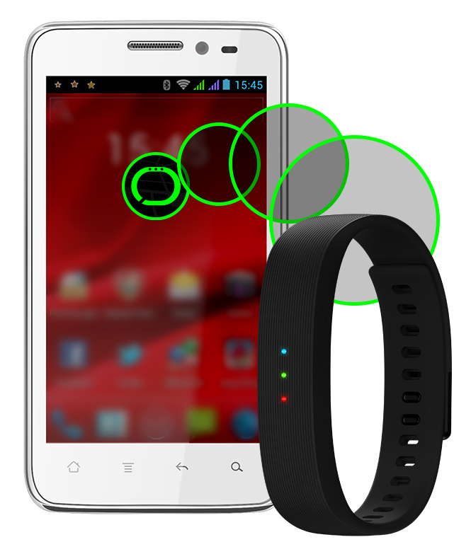 RAZER - Nabu X - Social Wearable Smartband - Black