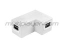 Mini DisplayPort Coupler (femmina-femmina) 90 gradi 