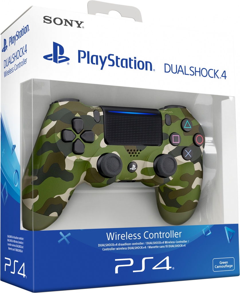 Controller DualShock 4 V2 (PS4, Green Camouflage)