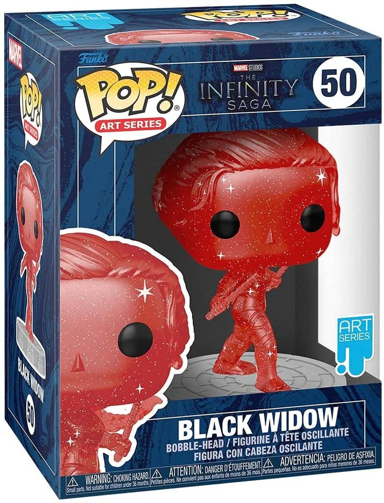 Funko Pop! The Infinity Saga - Black Widow (Art Series, 9 cm)