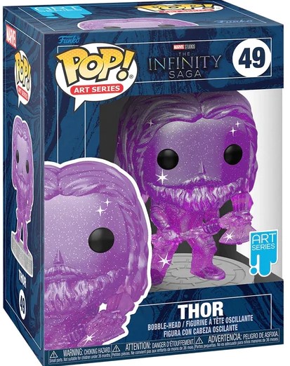 Funko Pop! The Infinity Saga - Thor (Art Series, 9 cm)