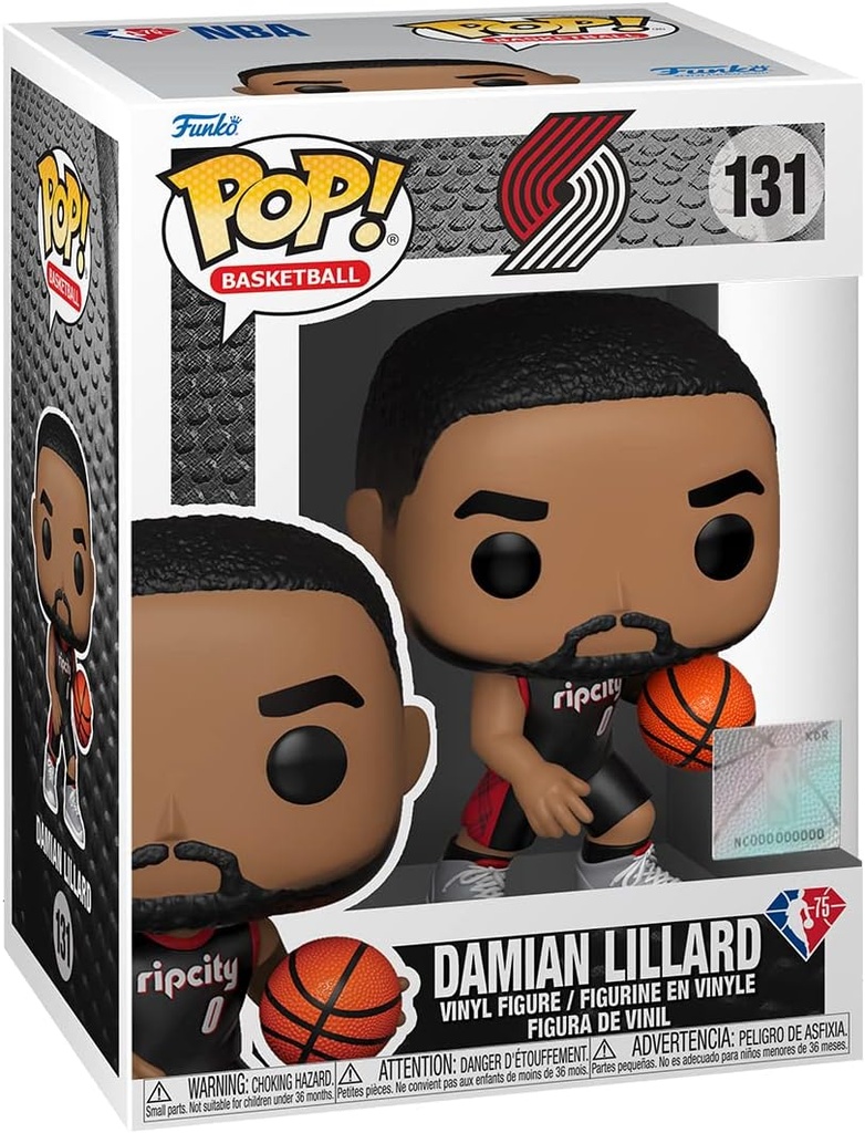 Funko Pop! Portland Trail Blazers - Damian Lillard (9 cm)