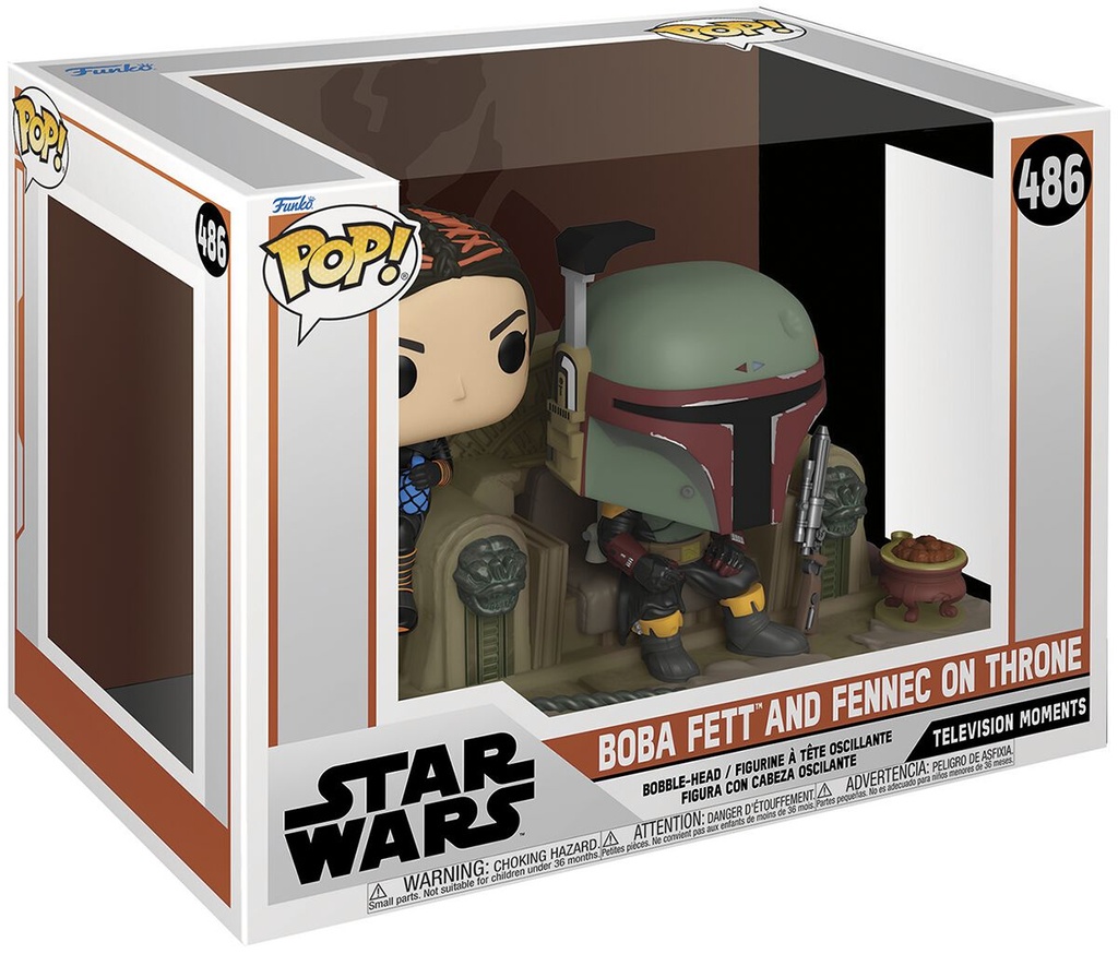 Funko Pop! Star Wars - Boba Fett And Fennec On Throne (9 cm)