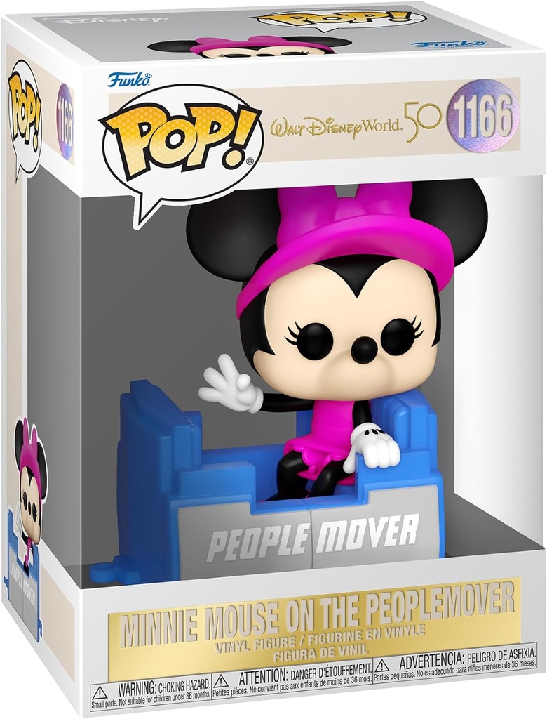 Funko Pop! Walt Disney World 50 - Minnie Mouse On The Peoplemover (9 cm)