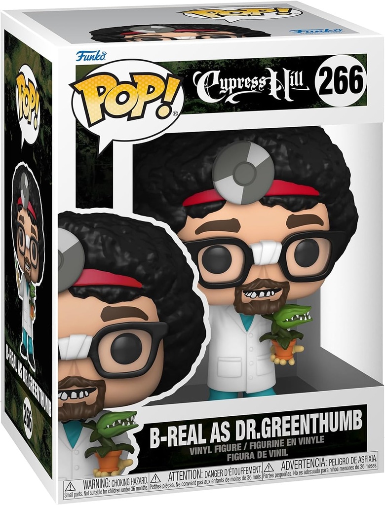 Funko Pop! Cypress Hill - B-Real As Dr. Greenthumb (9 cm)