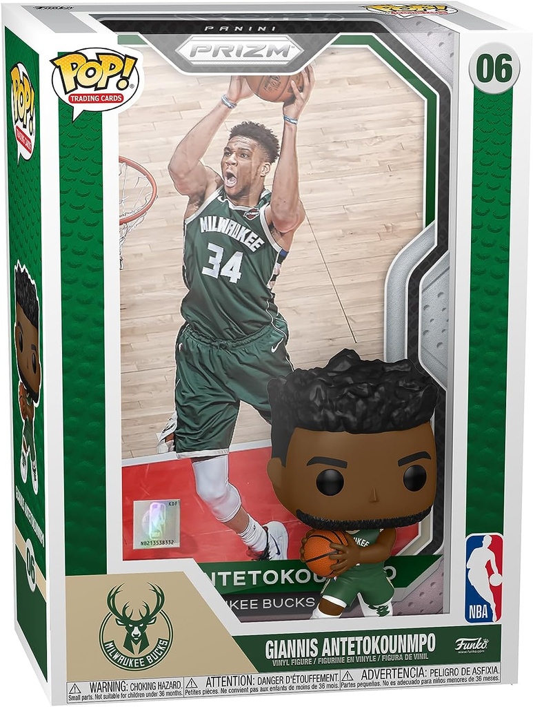 Funko Pop! Milwaukee Bucks - Giannis Antetokounmpo (9 cm)