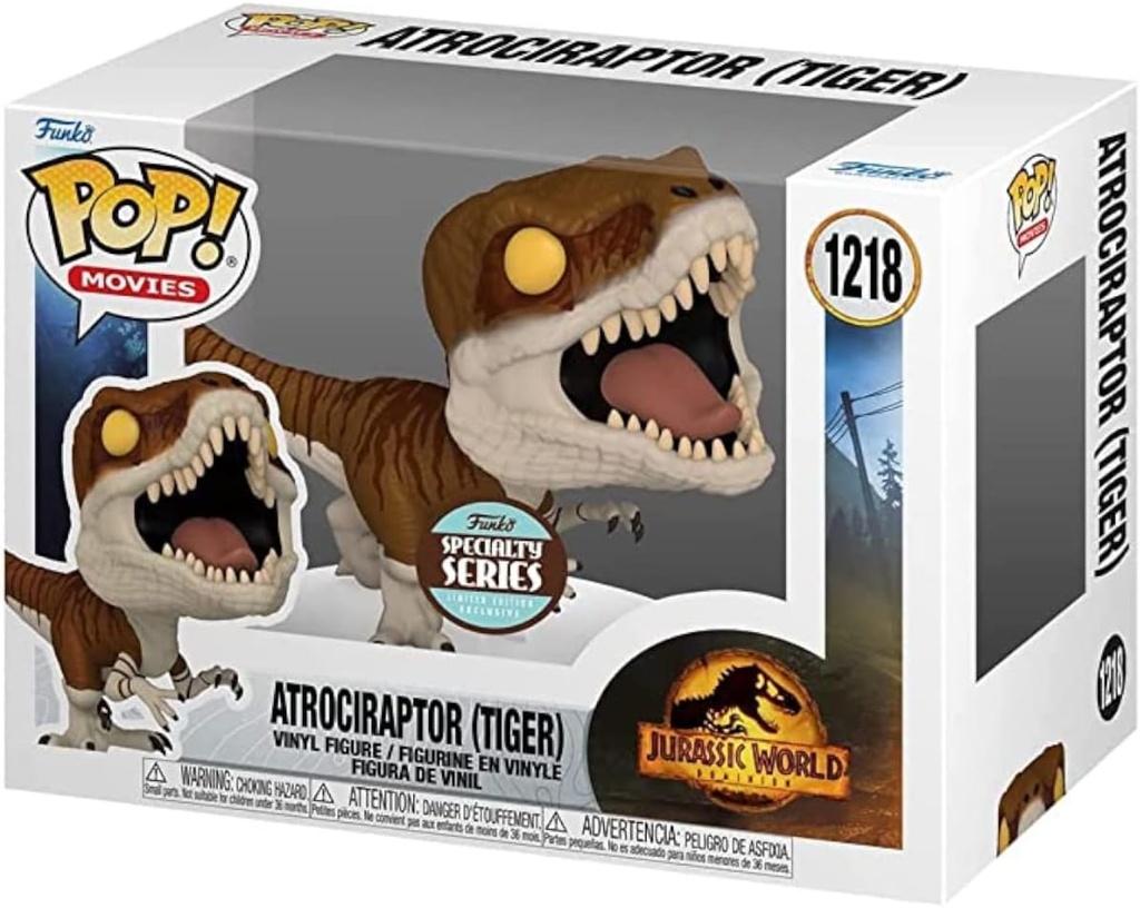 Funko Pop! Jurassic World Dominion - Atrociraptor Tiger (9 cm)