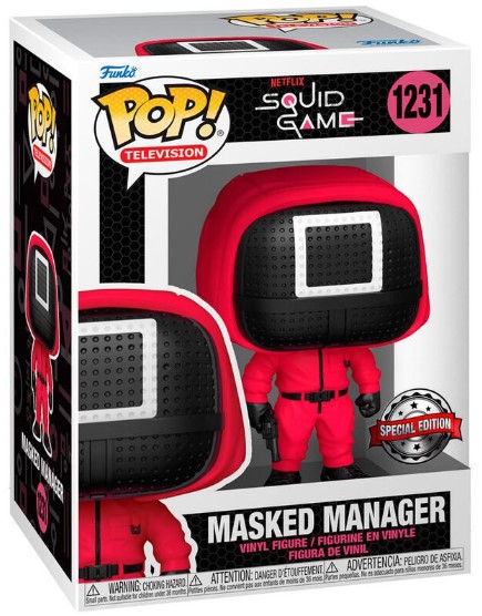 Funko Pop! Squid Game - Masked Manager (Special Edition, 9 cm)