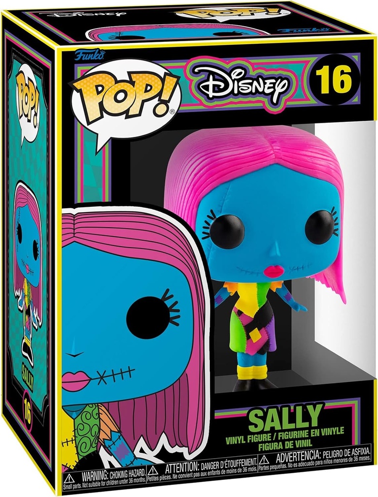 Funko Pop! Disney The Nightmare Before Christmas - Sally (Black Light, 9 cm)