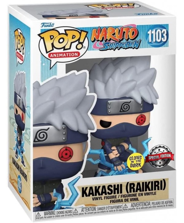 Funko Pop! Naruto Shippuden - Kakashi (Raikiri, 9 cm) 