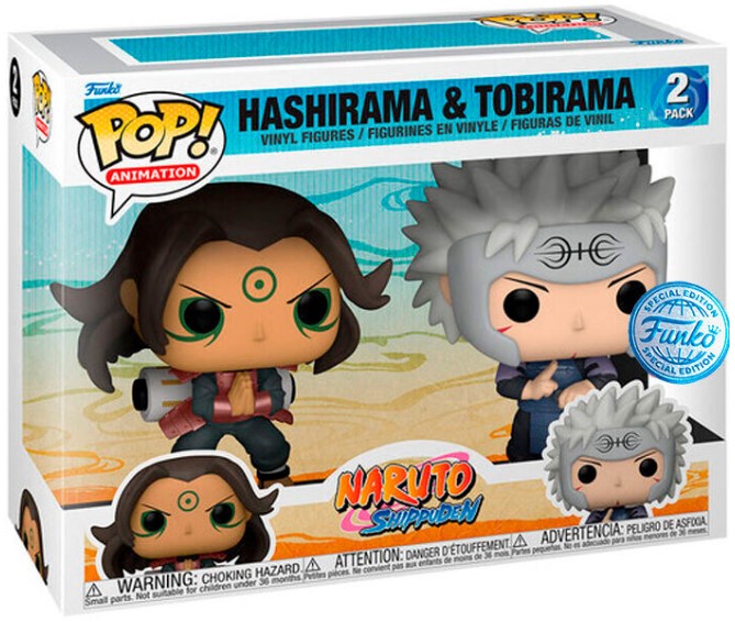 Funko Pop! Naruto Shippuden - Hashirama e Tobirama (9 cm)