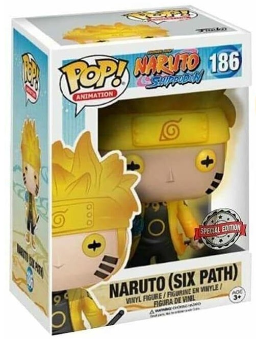 Funko Pop! Naruto Shippuden - Naruto Six Path (Glow In The Dark, Special Ed, 9 cm)