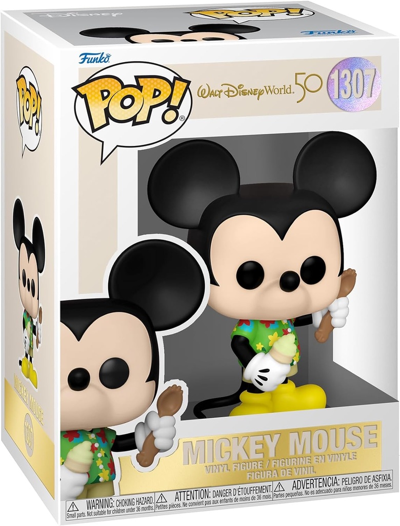 Funko Pop! Walt Disney World 50 - Mickey Mouse (9 cm)