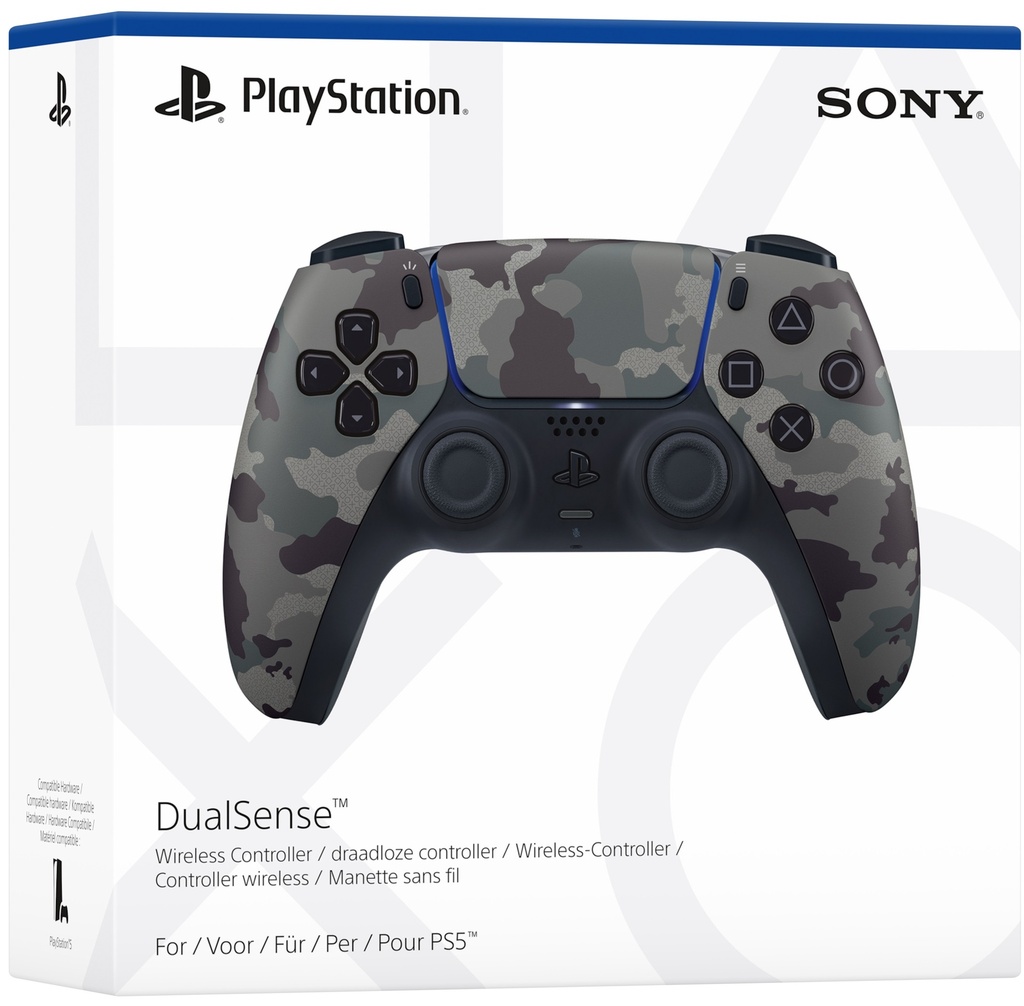 Controller Wireless Dualsense (PS5, Grey Camouflage)