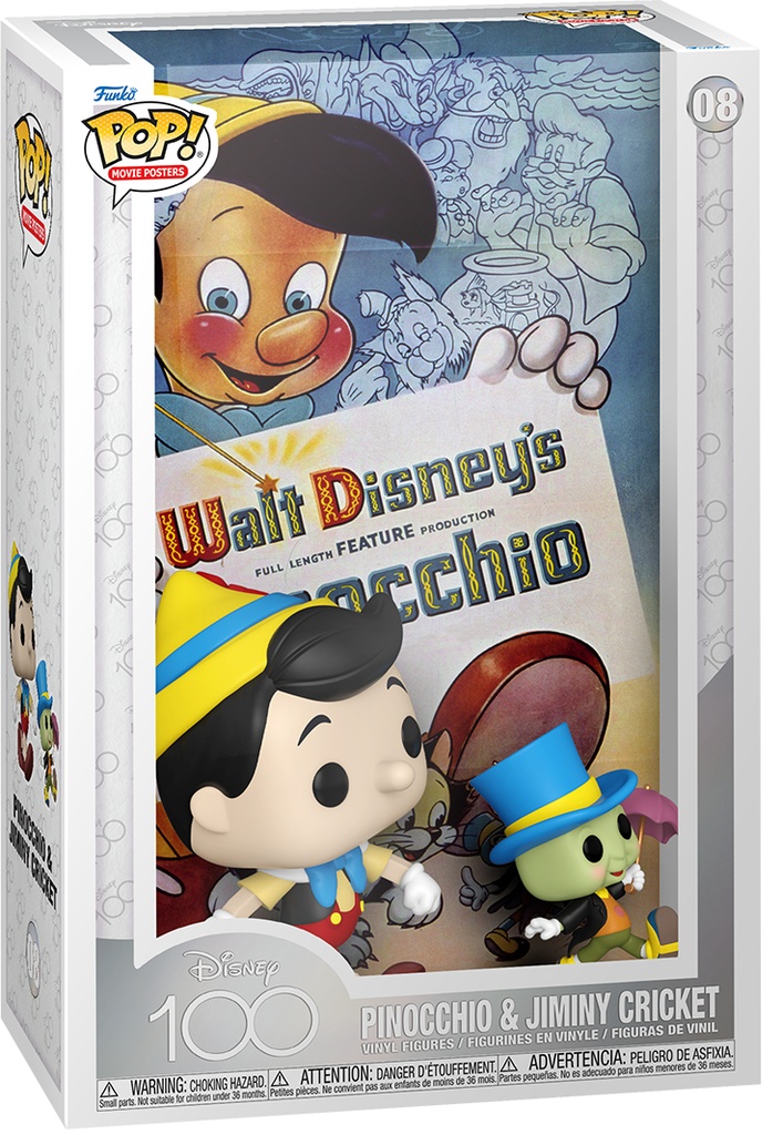 Funko Pop! Movie Poster Disney Pinocchio - Pinocchio & Jimmy Cricket