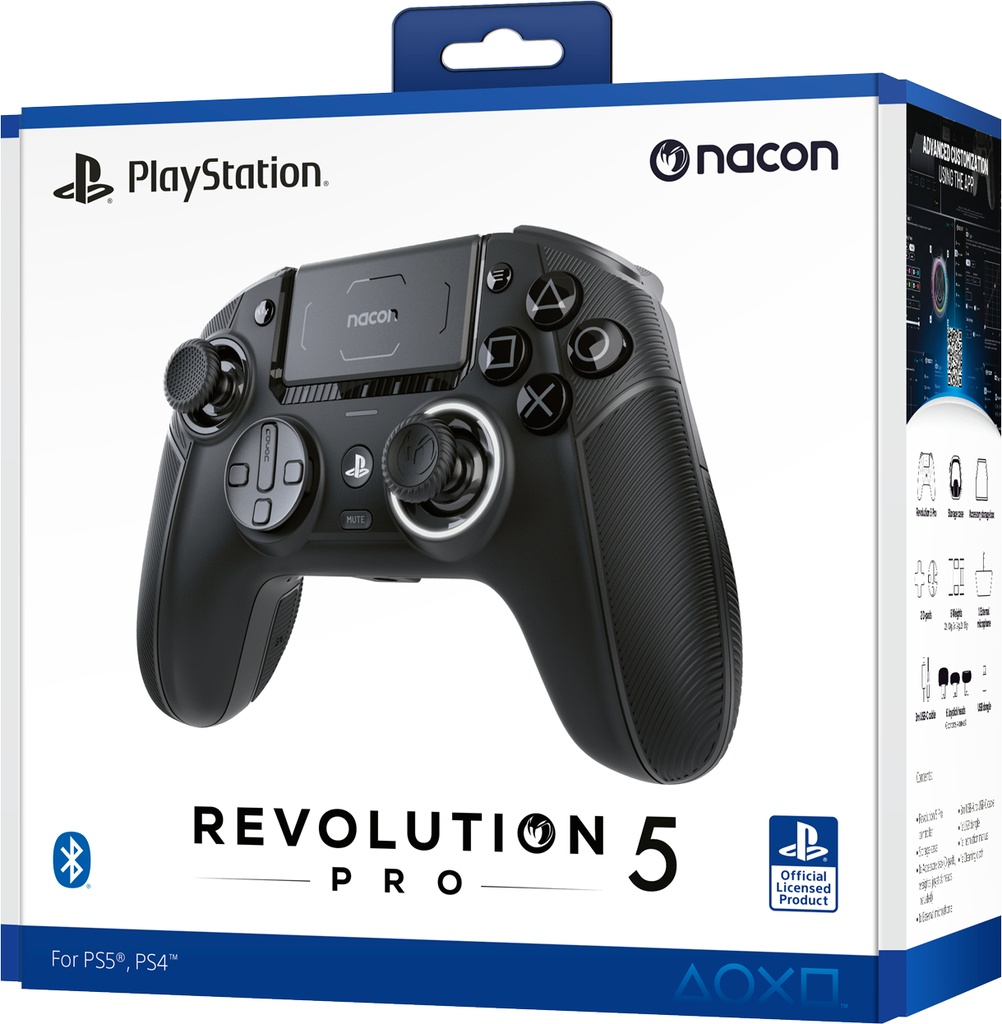 Nacon Revolution 5 Pro Controller (Nero, PS5, PS4, PC)