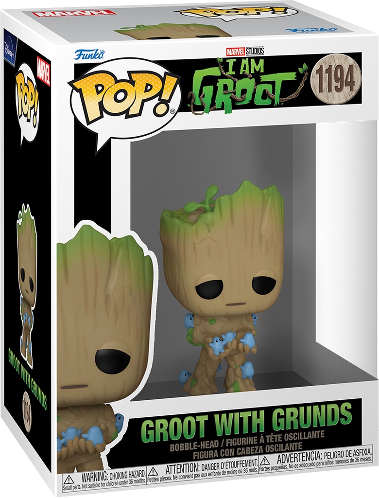 Funko Pop! I Am Groot - Groot With Grunds (9 cm)