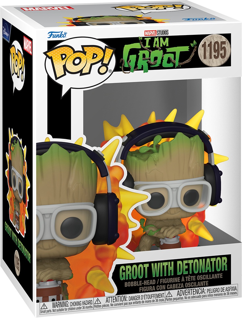 Funko Pop! I Am Groot - Groot With Detonator (9 cm)