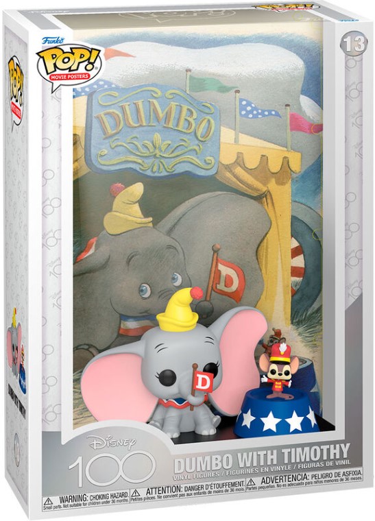 Funko Pop! Movie Posters Disney 100 - Dumbo With Timothy (9 cm)