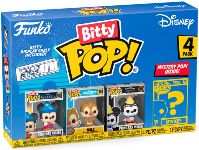 Bitty Pop! Disney - Sorcerer Mickey (4 pack)