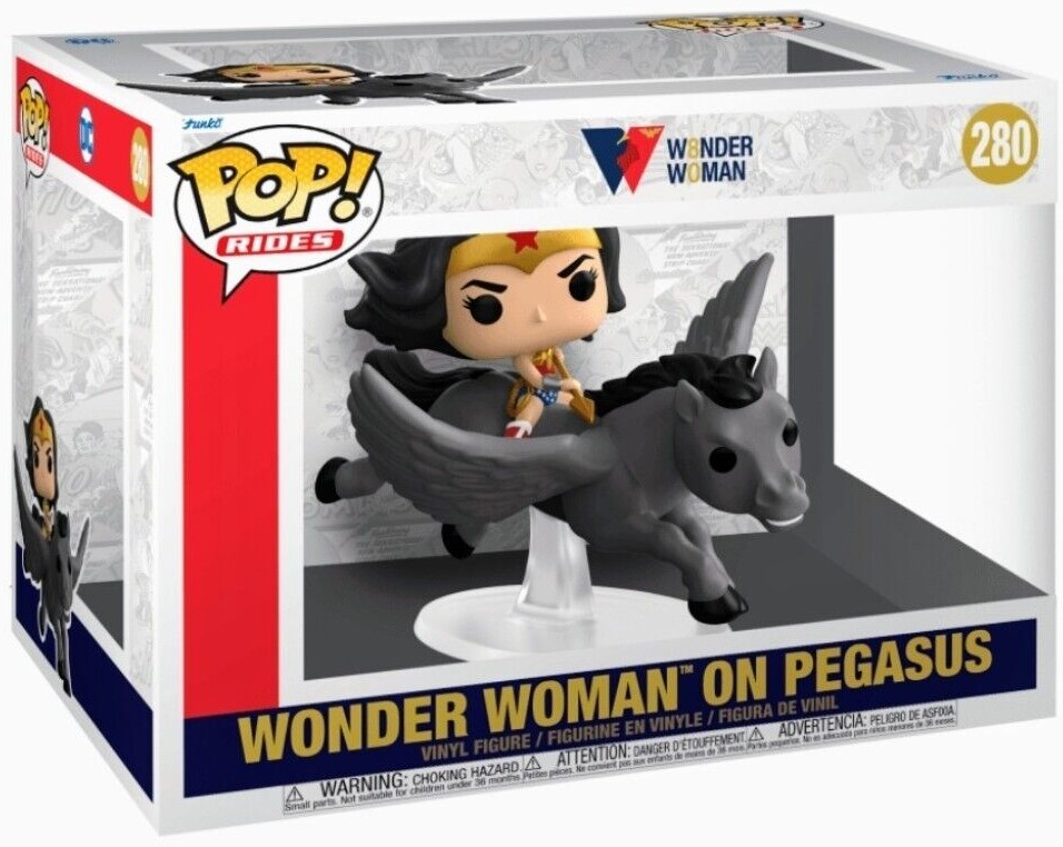 Funko Pop! Rides Wonder Woman - Wonder Woman On Pegasus (9 cm)