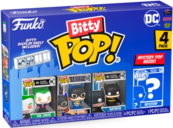 Bitty Pop! DC Comics - The Joker (4 pack)