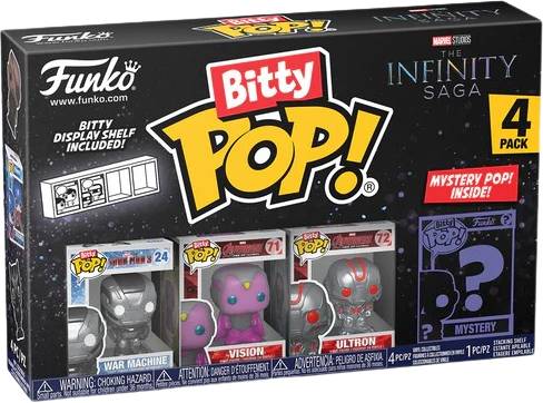 Bitty Pop! Marvel The Infinity Saga - War Machine (4 pack)