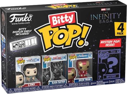 Bitty Pop! Marvel The Infinity Saga - Loki (4 pack)