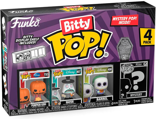 Bitty Pop! Nightmare Before Christmas - Pumpkin Jack (4 pack)