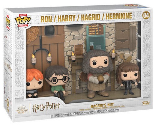 Funko Pop! Deluxe Moment Harry Potter - Ron, Harry, Hagrid, Hermione (9 cm)