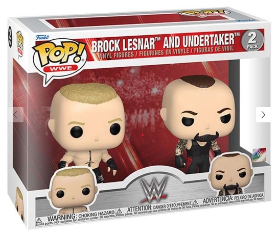 Funko Pop! WWE - Brock Lesnar And Undertaker (9 cm)