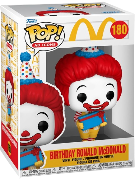 Funko Pop! McDonald's - Birthday Ronald McDonald (9 cm)