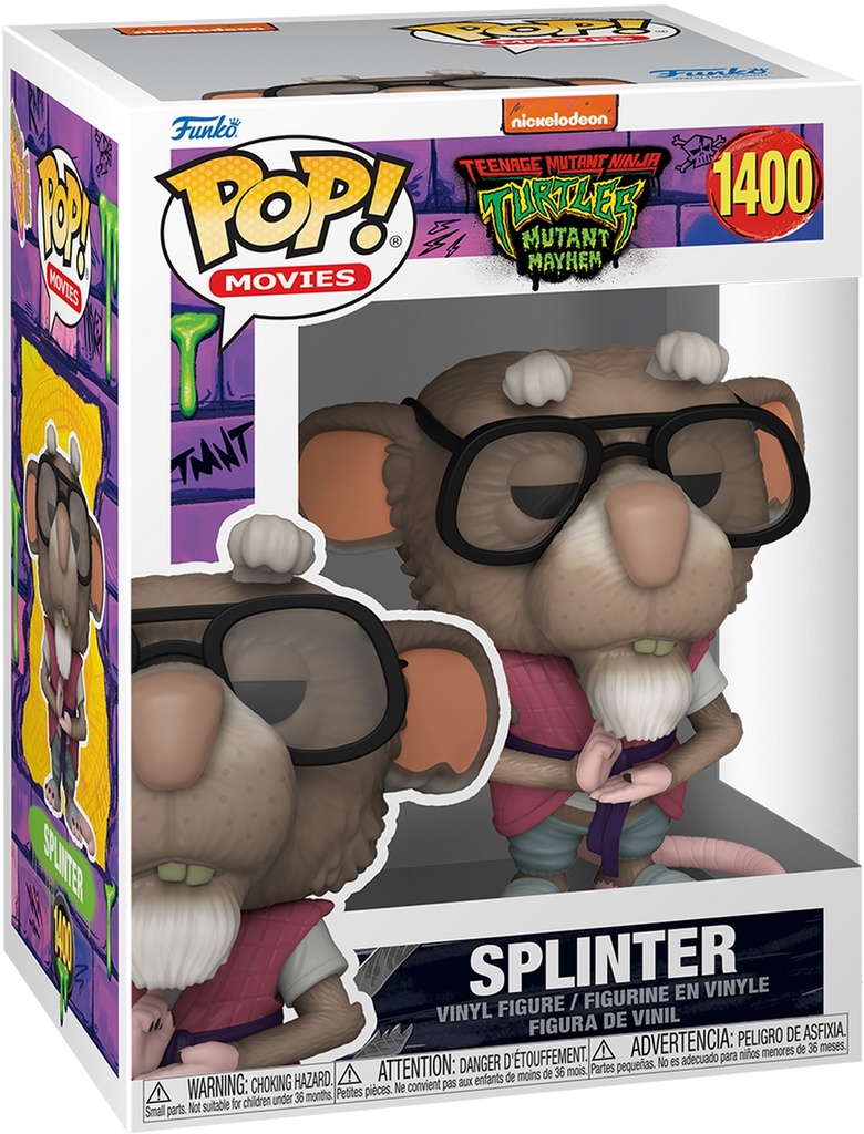 Funko Pop! Teenage Mutant Ninja Turtles Mayhem - Splinter (9 cm) 