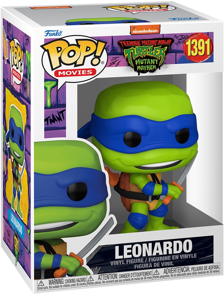 Funko Pop! Teenage Mutant Ninja Turtles Mayhem - Leonardo (9 cm) 