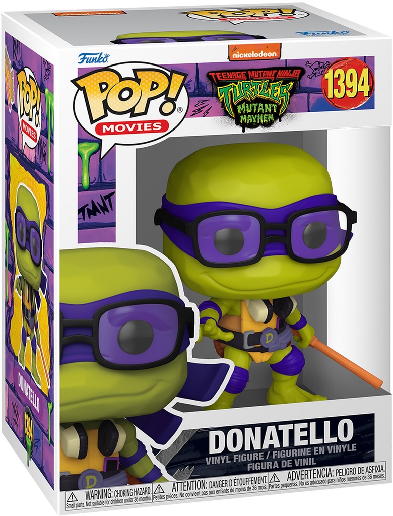 Funko Pop! Teenage Mutant Ninja Turtles Mayhem - Donatello (9 cm) 