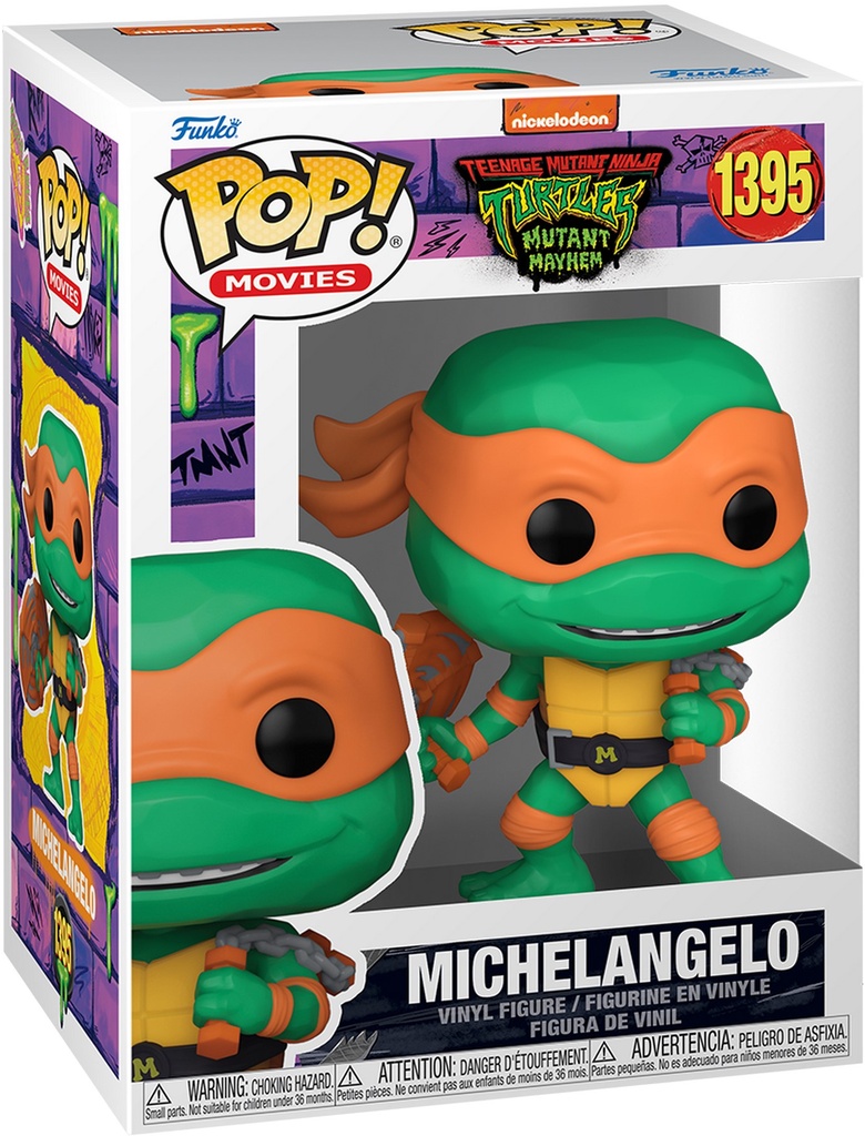 Funko Pop! Teenage Mutant Ninja Turtles Mayhem - Michelangelo (9 cm) 