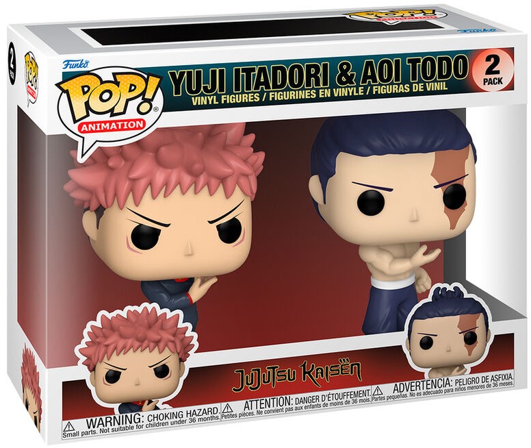 Funko Pop! Jujutsu Kaisen - Yuji Itadori & Aoi Todo (9 cm)