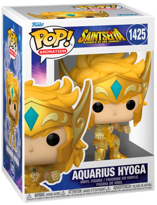 Funko Pop! Saint Seiya Knights Of The Zodiac - Aquarius Hyoga  (9 cm)