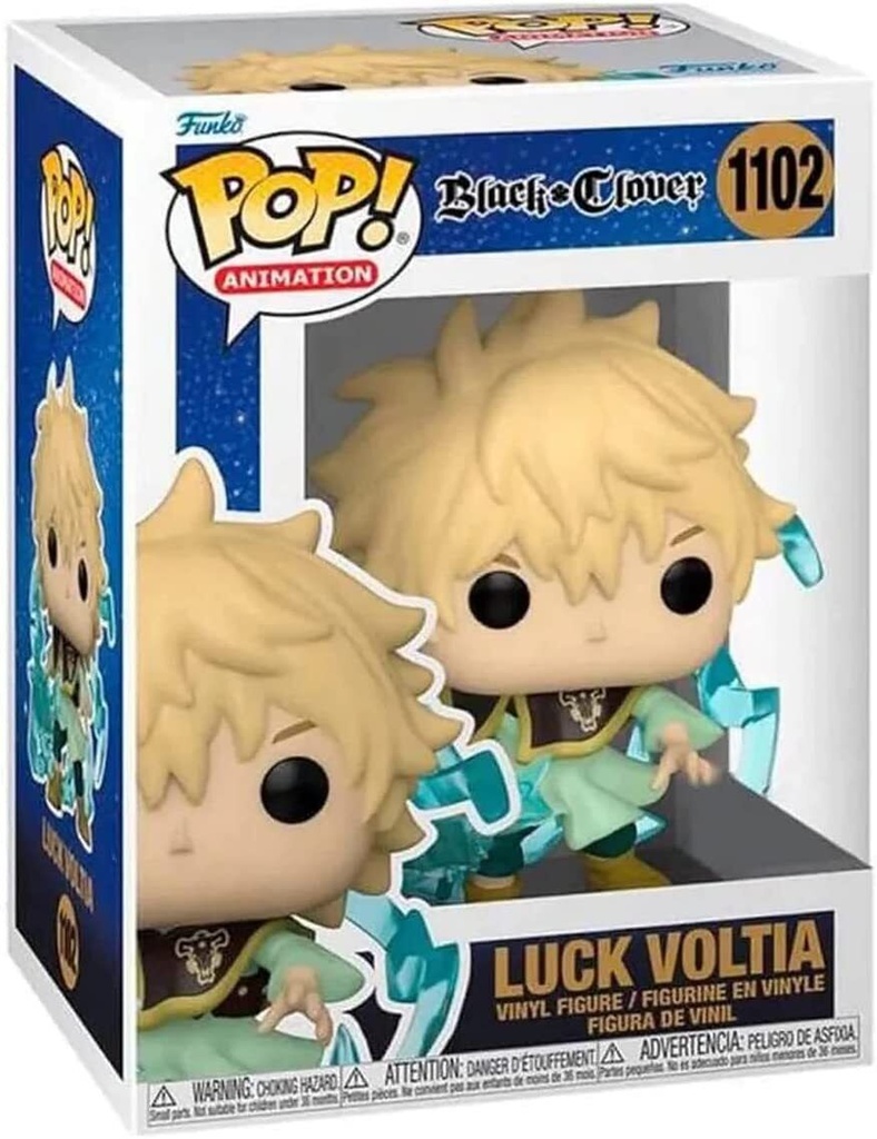 Funko Pop! Black Clover - Luck Voltia (Special Edition, 9 cm) 