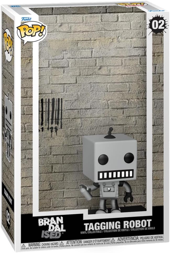 Funko Pop! Brandalised - Tagging Robot (9 cm)