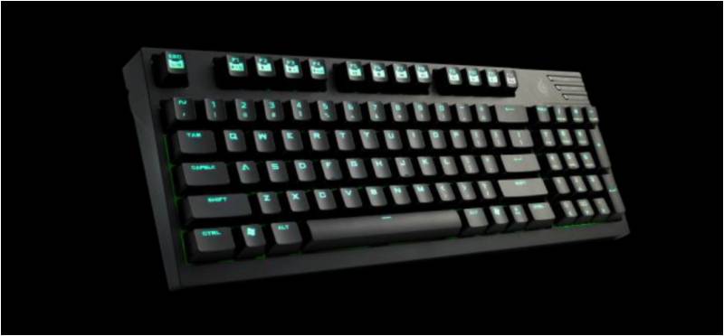 CM Storm Tastiera Gaming Quick Fire TK Green - Mid Size LED Mechanical
