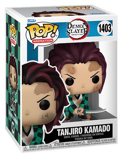 Funko Pop! Demon Slayer - Tanjiro Kamado (9 cm)