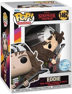 Funko Pop! Stranger Things - Eddie (Esclusiva, Metallic, 9 cm)