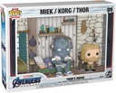 Funko Pop! Moments Avengers Endgame - Miek, Korg, Thor (Thor's House, 9 cm)