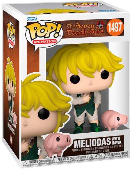 Funko Pop! The Seven Deadly Sins - Meliodas With Hawk (9 cm)