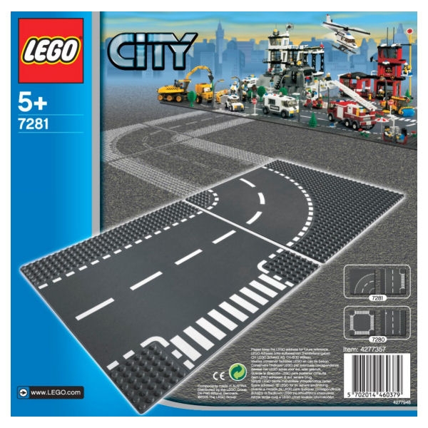LEGO City 7281 - Incrocio a T e Curva