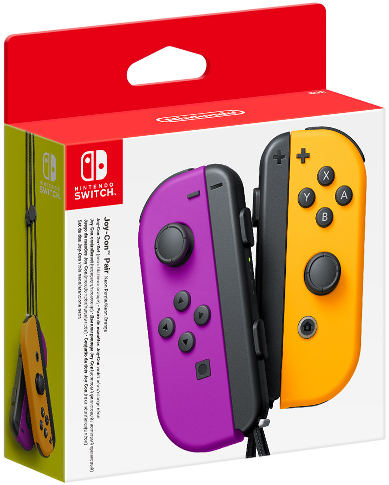 Coppia Joy-Con (Neon Viola, Arancione)