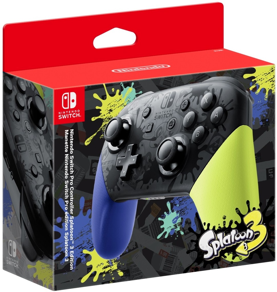 Nintendo Switch Pro Controller (Splatoon 3 Edition)