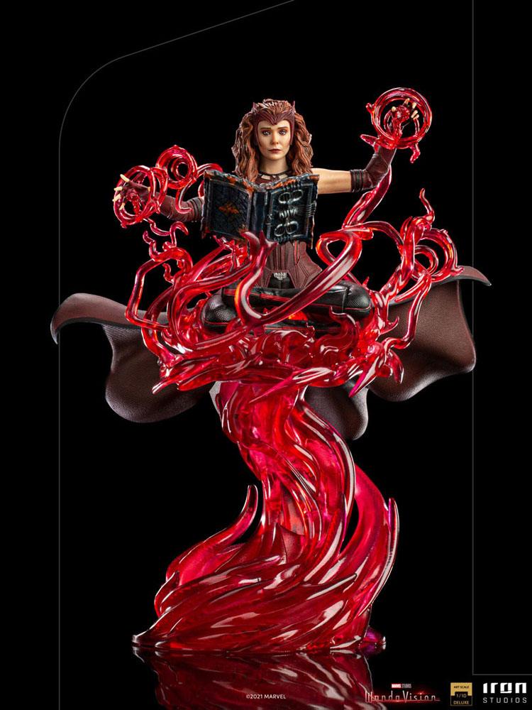 WandaVision Statua Scarlet Witch Art Scale 24 Cm IRON STUDIOS