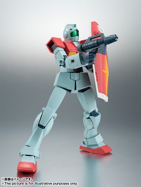 BANDAI - Gundam Robot Spirits - Gundam RGM-79 GM Anime Version Action Figure